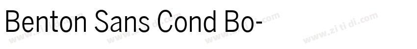 Benton Sans Cond Bo字体转换 Benton Sans Cond Bo字体转换